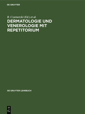 cover image of Dermatologie und Venerologie mit Repetitorium